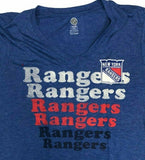 New York Rangers Women's T-Shirt Medium 8/10 Blue