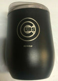 Chicago Cubs 16oz Etch Black Powder Coat Curved Beverage BLACK