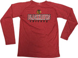 Chicago Blackhawks Men's Long Sleeve T-Shirt Dri-Fit Red Small 34/36