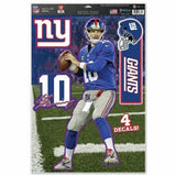 NFL New York Giants Eli Manning #10 Multi-Use Decal, 11" x 17" NEW