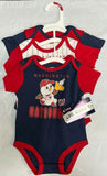 Washington Nationals MLB 3 Piece Infant Boy's Baby Creeper Bodysuits