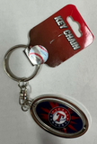 Texas Rangers MLB 2 inch Metal Spinner Keychain