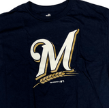 Milwaukee Brewers Boys Short Sleeve T-Shirt Blue 18/20 XL