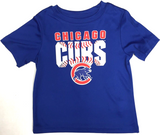 Chicago Cubs MLB Toddler Boy's DriFit T-Shirt BLUE 2T