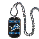 Detroit Lions Dog Tag Necklace NFL