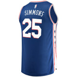 Philadelphia 76ers Ben Simmons Men's Fanatics Royal Fast Break Replica Jersey XL