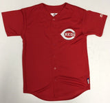 Cincinnati Reds MLB Boy's Cool Base Pro Style Replica Game Jersey