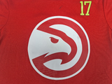NBA Atlanta Hawks #17 Dennis Schroder Polyester Women's Shirt Medium 8/10