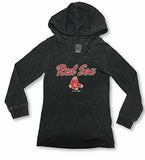 Boston Red Sox Girl's Youth Lightweight Hooded Shirt XL 14/16