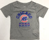 Chicago Cubs MLB Toddler Boy's Drifit Graphic T-Shirt GRAY CHOOSE SIZE