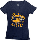 NHL Buffalo Sabres Women’s T-Shirt 4/6 Blue