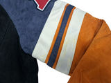 Denver Broncos GIII NFL Men's Full Zip Suede Leather Jacket SMALL