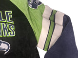 Seattle Seahawks GIII Apparel NFL Men's Full Zip Suede Leather Jacket XL X-LARGE