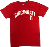 Cincinnati Reds Men's Barry Larkin #11 Ringspun Cotton T-Shirt Small