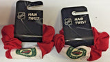 Minnesota Wild NHL Hair Twist Scrunchie - SET OF 2