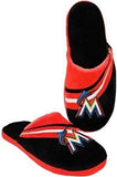 Miami Marlins MLB Men's Big Logo Team Color Slippers XL 13-14