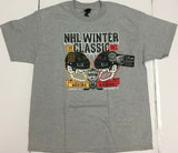 NHL Winter Classic Boston Bruins Chicago Blackhawks Face Off Men's T-Shirt