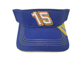Michael Waltrip #15 Visor NASCAR Snapback Baseball Cap Hat Blue Men's 2004