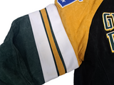 Green Bay Packers GIII Apparel NFL Men's Full Zip Suede Leather Jacket MEDIUM