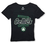 Boston Celtics Girl's Sparkle Graphic T-Shirt Black S 6/6X