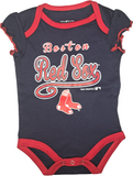 Boston Red Sox MLB Girl's Bodysuit Creeper Set 0/3 Months Frills