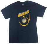 Milwaukee Brewers Baseball Men's Short Sleeve T-Shirt Medium Blue
