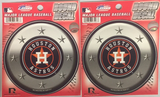 Houston Astros MLB Decal Car Window 4.5" Sticker Baseball Licensed Sports 2 PACK