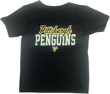 NHL Pittsburgh Penguins Boy's Short Sleeve Dry Fabric T-Shirt Black Medium 10/12