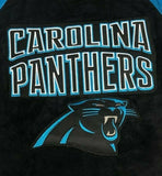 GIII Carolina Panthers Men's Full Zip Suede Leather Jacket NWT