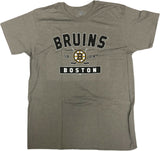 Boston Bruins Men's NHL Short Sleeve T-Shirt Medium Gray