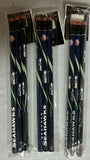 Seattle Seahawks NFL 3 Pack Pencils National Design - (3 Sets of 3)