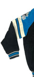 GIII Carolina Panthers Men's Full Zip Suede Leather Jacket NWT
