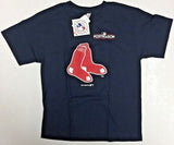 MLB Boston Red Sox Boy's 2017 Postseason Logo Crew Neck T-Shirt Choose Size