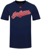 Cleveland Indians MLB Boy's Cool Base Evolution Crew Neck T-Shirt Small 6/8
