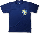 Milwaukee Brewers MLB Cooperstown 2-Button Jersey Shirt SMALL