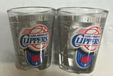 Los Angeles Clippers NBA HI-DEF Enhanced Etched 2oz Shot Glass