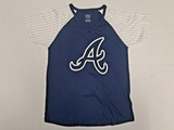 Atlanta Braves MLB Girl's Short Sleeve Super Soft T-Shirt Large 10/12