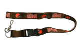 NFL Cleveland Browns Team Color Breakaway Lanyard Key Chain FREE SHIPPING