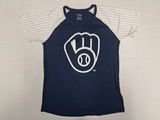 Milwaukee Brewers MLB Girl's Short Sleeve Super Soft T-Shirt Large 10/12