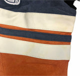GIII Denver Broncos Men's Full Zip Suede Leather Jacket NWT
