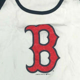 Boston Red Sox MLB Women's Long Sleeve Sleeve T-Shirt White Large