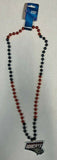Charlotte Bobcats Throwback NBA Team Bead Necklace With Medallion Logo