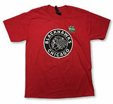 Chicago Blackhawks Adult Men's Red Crew Neck T-Shirt Medium