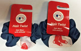 Boston Red Sox Hair Twist Scrunchie MLB - SET OF 2