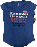 New York Rangers Women's T-Shirt Medium 8/10 Blue