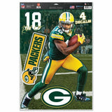 WinCraft NFL Green Bay Packers Randall Cobb #18 Multi-Use Decal, 11" x 17" NEW