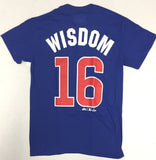 Patrick Wisdon #16 Chicago Cubs MLB Name Number 2-Sided Mens T-Shirt CHOOSE SIZE
