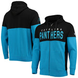 NFL Carolina Panthers Prime Time Full Zip Hoodie Jacket CHOOSE SIZE