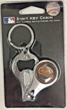 Baltimore Orioles MLB 3-IN-1 Keychain, Nail Clipper, Bottle Opener