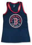 Boston Red Sox Est 1901 Women's Sheer Distressed Tank Top X-SMALL 0/2